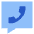 Chat Bubble Square Phone Icon from Sharp Flat Set