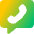 Chat Bubble Square Phone Icon from Core Gradient Set