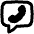 Chat Bubble Square Phone Icon from Flex Remix Set