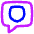 Chat Bubble Square Protect Icon from Flex Neon Set