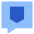 Chat Bubble Square Protect Icon from Sharp Flat Set