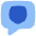 Chat Bubble Square Protect Icon from Flex Flat Set