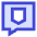 Chat Bubble Square Protect Icon from Sharp Duo Set