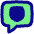 Chat Bubble Square Protect Icon from Flex Pop Set