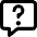 Chat Bubble Square Question Icon from Core Remix Set