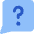 Chat Bubble Square Question Icon from Core Flat Set