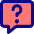 Chat Bubble Square Question Icon from Core Pop Set