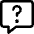 Chat Bubble Square Question Icon from Core Line Set
