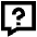 Chat Bubble Square Question Icon from Sharp Remix Set