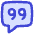 Chat Bubble Square Quotation Icon from Flex Duo Set