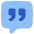 Chat Bubble Square Quotation icon - Free transparent PNG, SVG. No sign up needed.