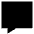 Chat Bubble Square Icon from Sharp Solid Set
