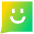 Chat Bubble Square Smiley 1 Icon from Sharp Gradient Set