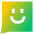 Chat Bubble Square Smiley 1 Icon from Sharp Gradient Set