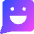 Chat Bubble Square Smiley 2 Icon from Core Gradient Set