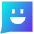 Chat Bubble Square Smiley 2 Icon from Sharp Gradient Set