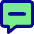 Chat Bubble Square Subtract Icon from Core Pop Set