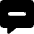 Chat Bubble Square Subtract Icon from Core Solid Set