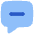 Chat Bubble Square Subtract Icon from Flex Flat Set