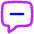 Chat Bubble Square Subtract Icon from Flex Neon Set