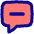 Chat Bubble Square Subtract Icon from Flex Pop Set