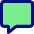 Chat Bubble Square Icon from Core Pop Set