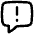 Chat Bubble Square Warning Icon from Flex Line Set