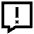 Chat Bubble Square Warning Icon from Sharp Line Set
