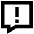 Chat Bubble Square Warning Icon from Sharp Remix Set