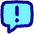 Chat Bubble Square Warning Icon from Flex Pop Set