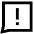 Chat Bubble Square Warning Icon from Sharp Line Set