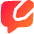 Chat Bubble Square Write Icon from Flex Gradient Set