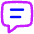 Chat Bubble Text Square Icon from Flex Neon Set