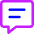 Chat Bubble Text Square Icon from Core Neon Set