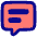 Chat Bubble Text Square Icon from Plump Pop Set