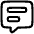 Chat Bubble Text Square Icon from Plump Line Set