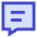 Chat Bubble Text Square Icon from Sharp Duo Set