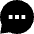 Chat Bubble Typing Oval Icon from Sharp Solid Set