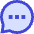 Chat Bubble Typing Oval Icon from Sharp Duo Set