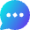 Chat Bubble Typing Oval Icon from Core Gradient Set