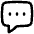 Chat Bubble Typing Square Icon from Flex Line Set