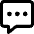 Chat Bubble Typing Square Icon from Core Remix Set