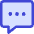 Chat Bubble Typing Square Icon from Core Duo Set