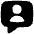 Chat Bubble User Contact Icon from Flex Solid Set