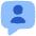 Chat Bubble User Contact Icon from Flex Flat Set