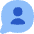 Chat Bubble User Contact Circle Icon from Flex Flat Set