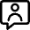 Chat Bubble User Contact Icon from Core Line Set