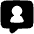 Chat Bubble User Contact Icon from Plump Solid Set