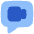 Chat Bubble Video Call Square Icon from Flex Flat Set
