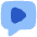 Chat Bubble Video Voice Note Icon from Flex Flat Set